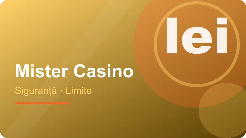 Mister Casino – Verificarea, o singură dată Verificarea, o singură dată – ilustrație pentru secțiunea Mister Casino